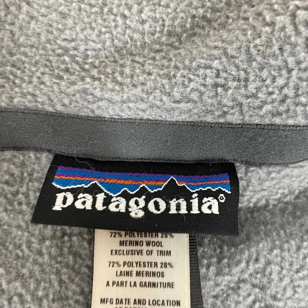 Patagonia 1/4 Zip Pullover Mens Extra Large Merino Wool Blend Finmark Fleece